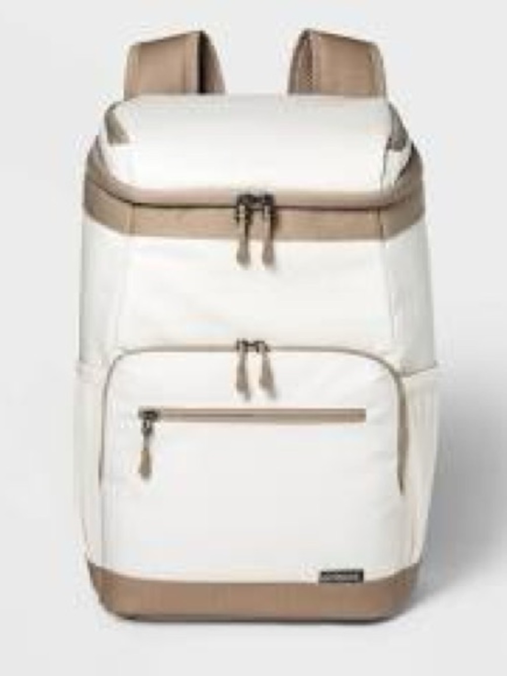 EMBARK SOFT SIDED INSULATED COOLER BACKPACK CREAM